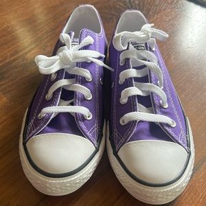 Purple Converse Youth Size 2